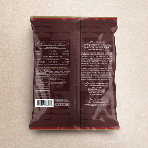 Hollander Sweet Ground Dutched Chocolate Powder