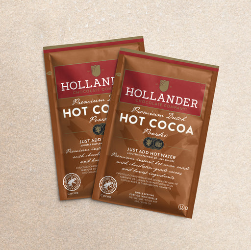 Hollander Chocolate Premium Hot Cocoa Packets