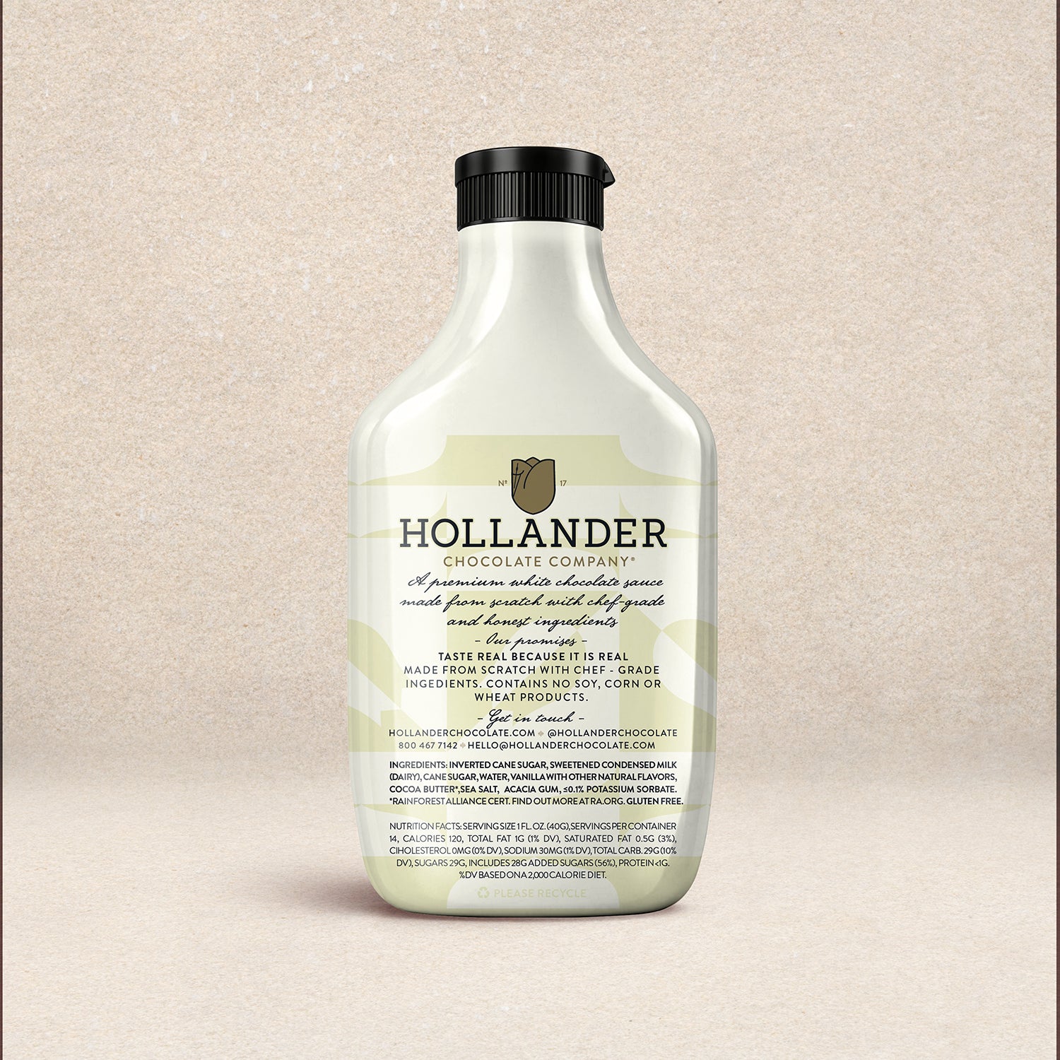 Hollander White Chocolate Café Sauce