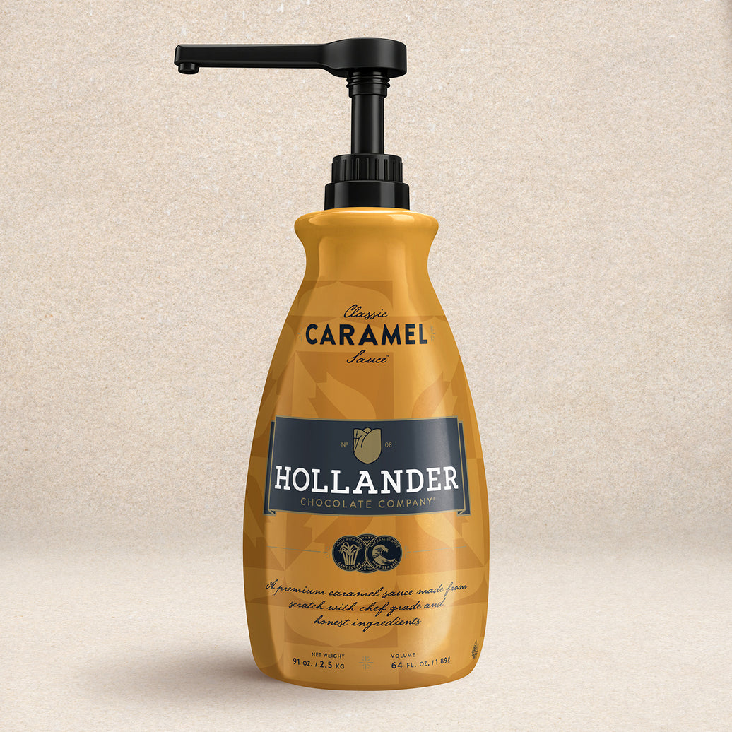 Classic Caramel Café Sauce by Hollander Chocolate Co.