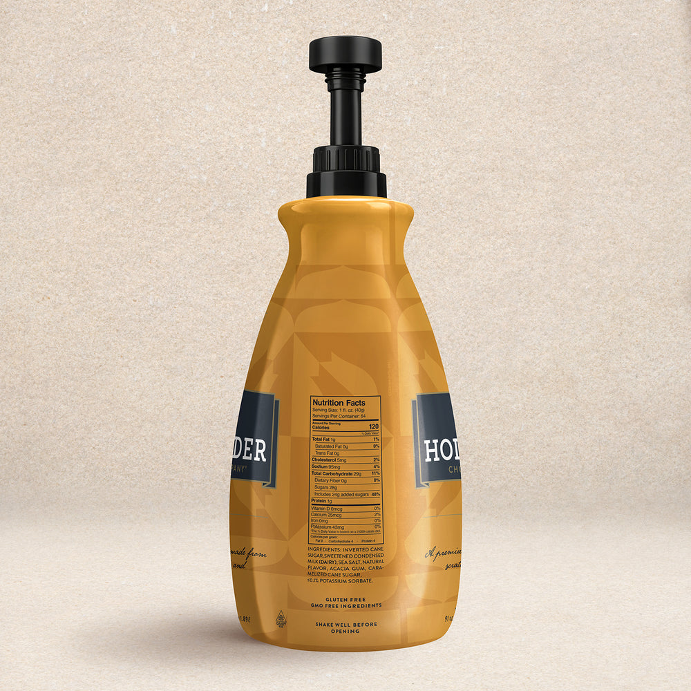 Classic Caramel Café Sauce by Hollander Chocolate Co.
